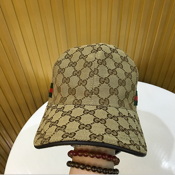 Gucci Original GG Canvas Baseball Hat With Web - DesignerGu