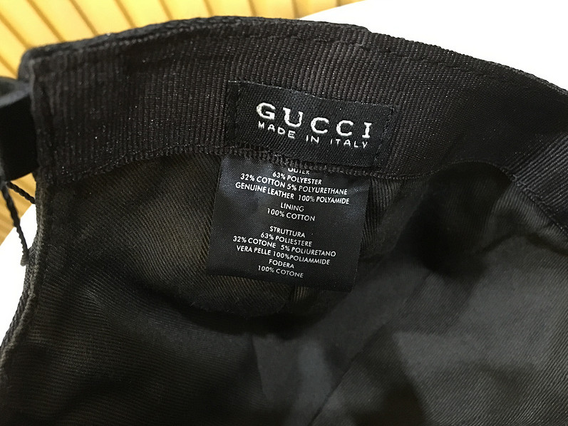 Gucci Cap Black - DesignerGu