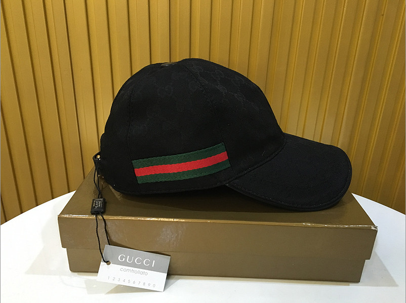 Gucci Cap Black - DesignerGu