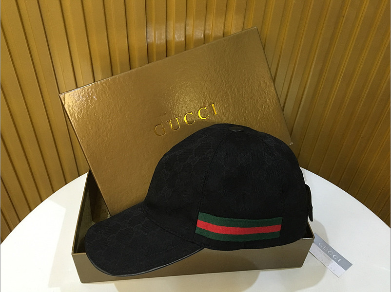 Gucci Cap Black - DesignerGu