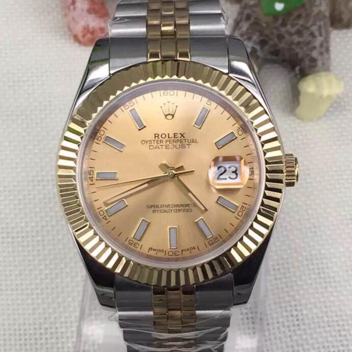 Rolex High Quality Datejust Yellow Gold Jubilee Watch - DesignerGu