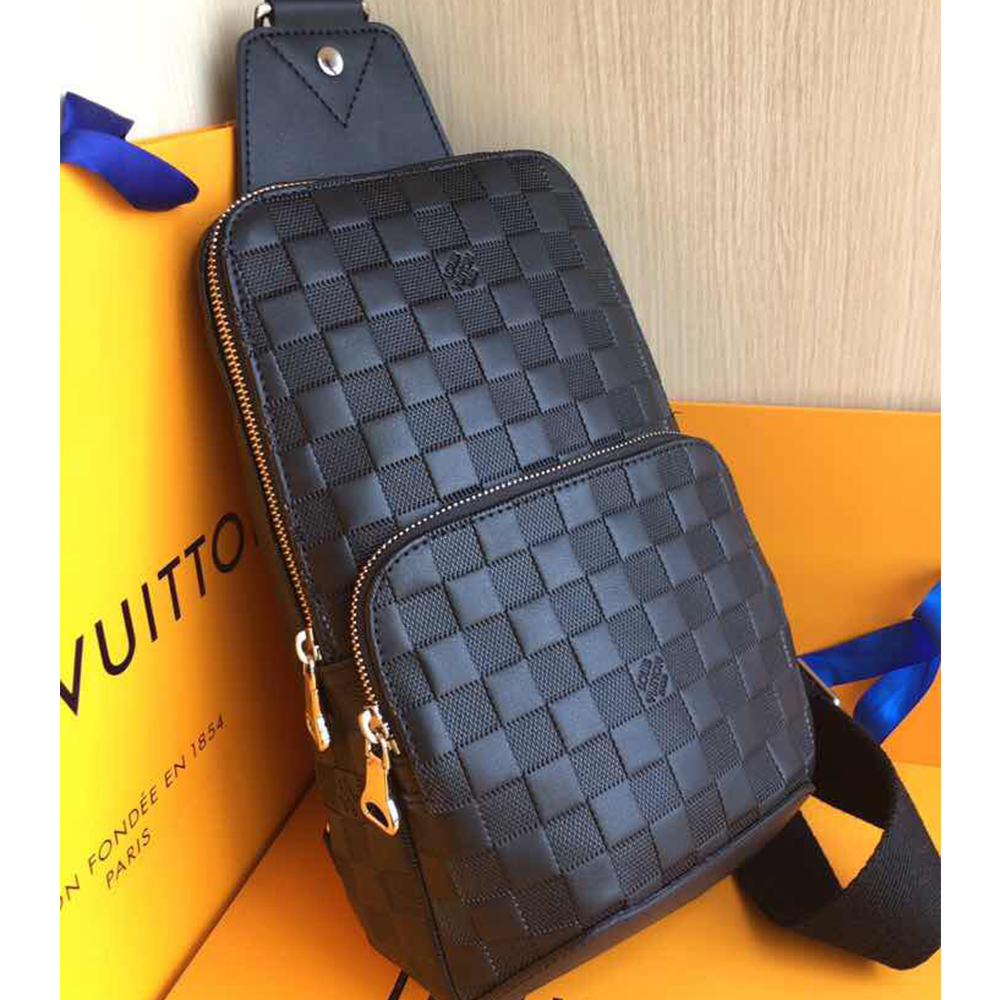 Louis Vuitton Black Argyle Bag - DesignerGu