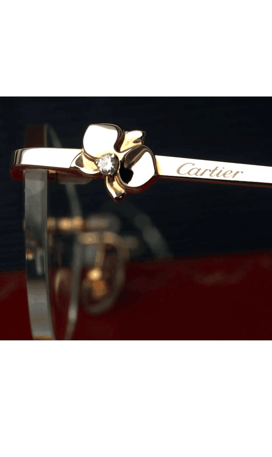 Cartier Flower Decoration Sunglasses - DesignerGu