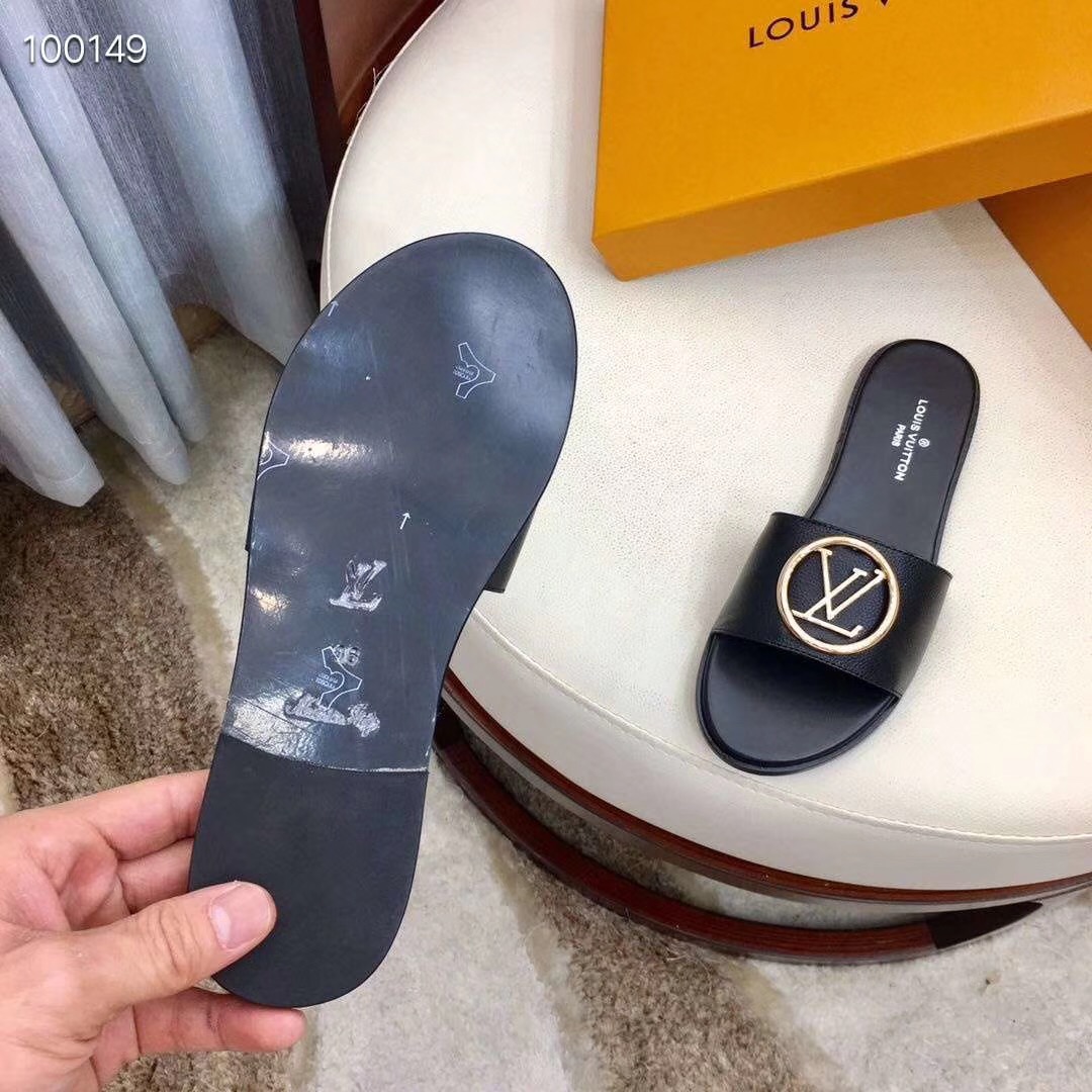 Louis Vuitton Lock It Flat Mule  - DesignerGu