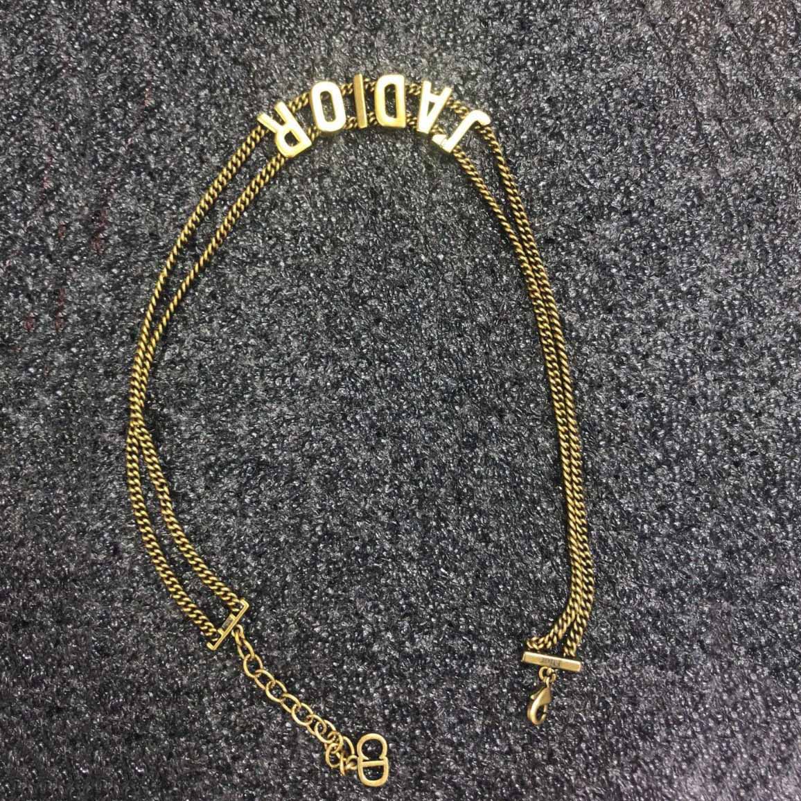 Dior Golden Necklace - DesignerGu