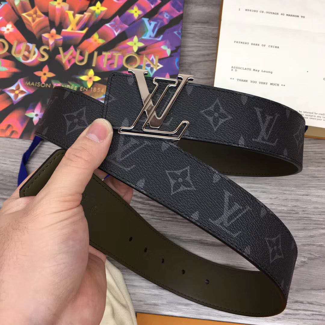 Louis Vuitton Line Reversible Monogram Belt  - DesignerGu