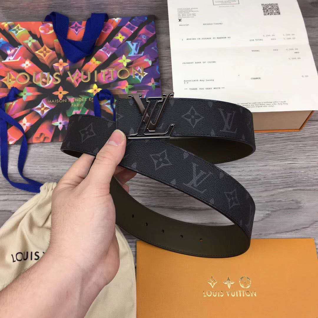 Louis Vuitton Line Reversible Monogram Belt  - DesignerGu