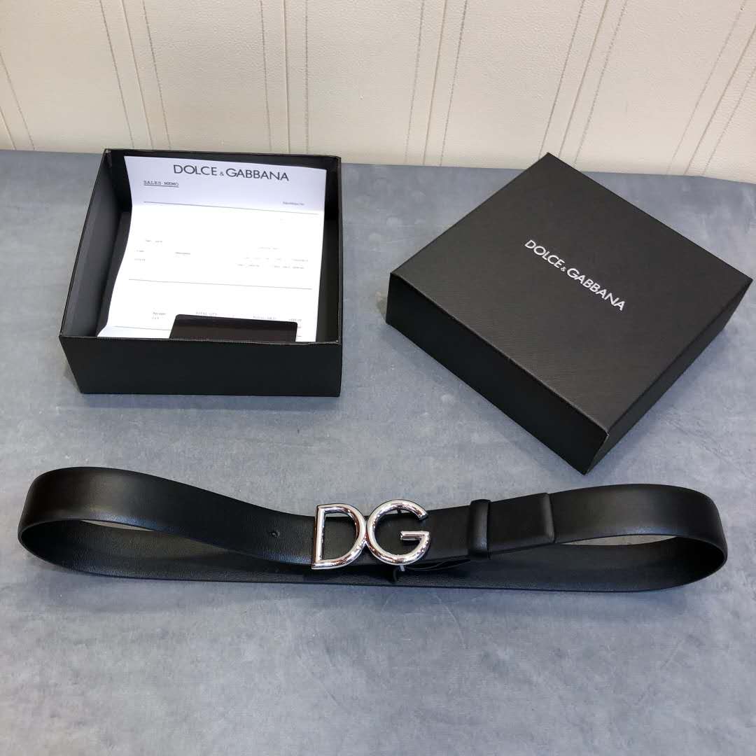 Dolce & Gabbana DG Black Belt  - DesignerGu