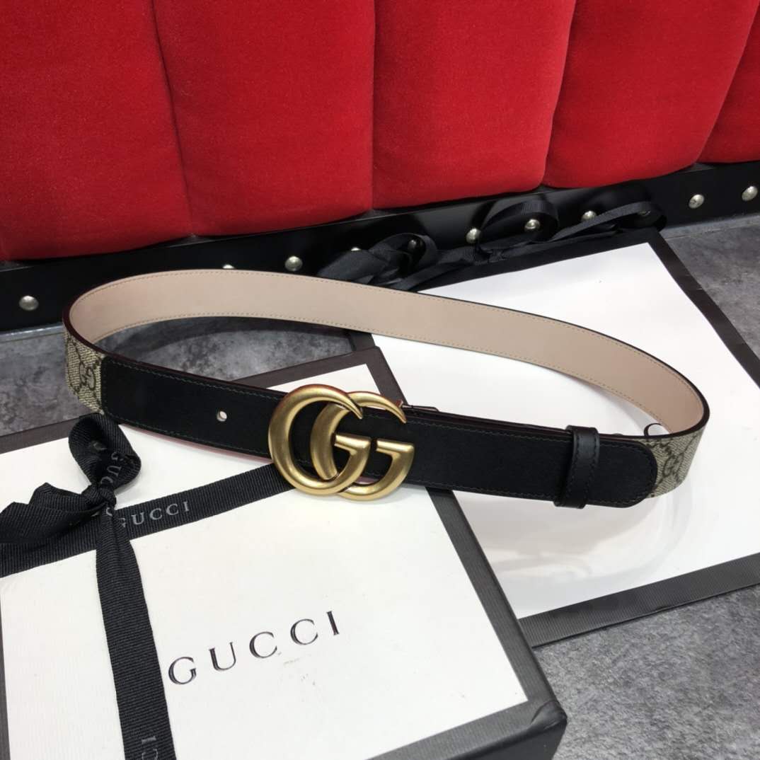 Gucci GG Belt With Double G Buckle - DesignerGu