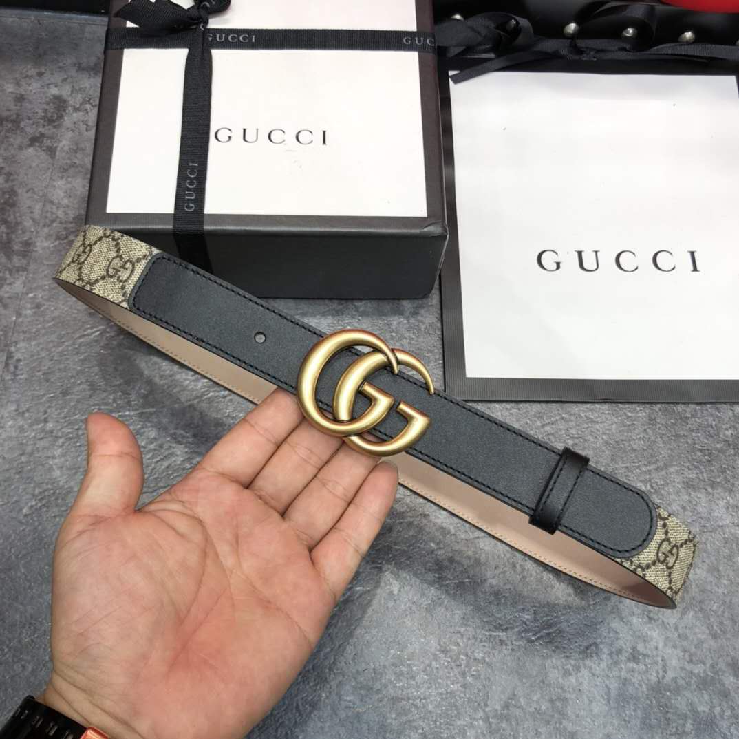 Gucci GG Belt With Double G Buckle - DesignerGu