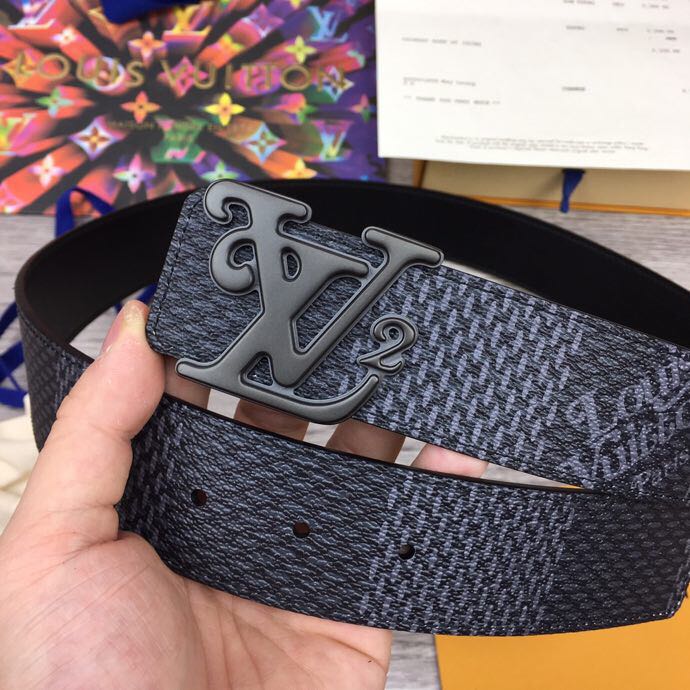 Louis Vuitton Squared 40MM Belt - DesignerGu