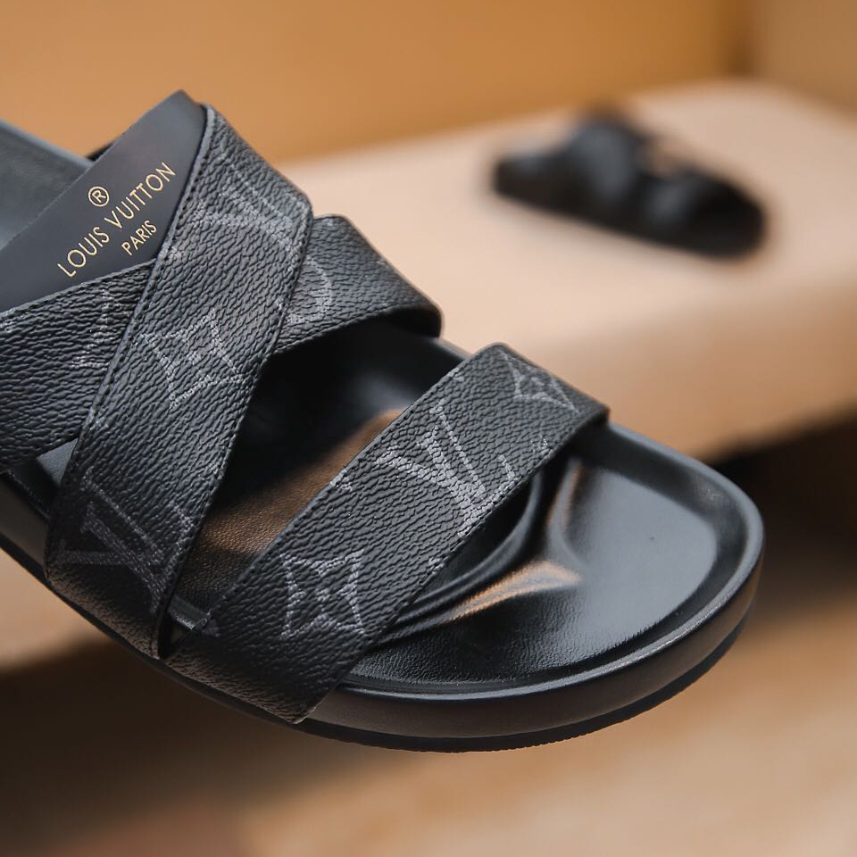 Louis Vuitton Monogram Slippers(Upon UK size) - DesignerGu