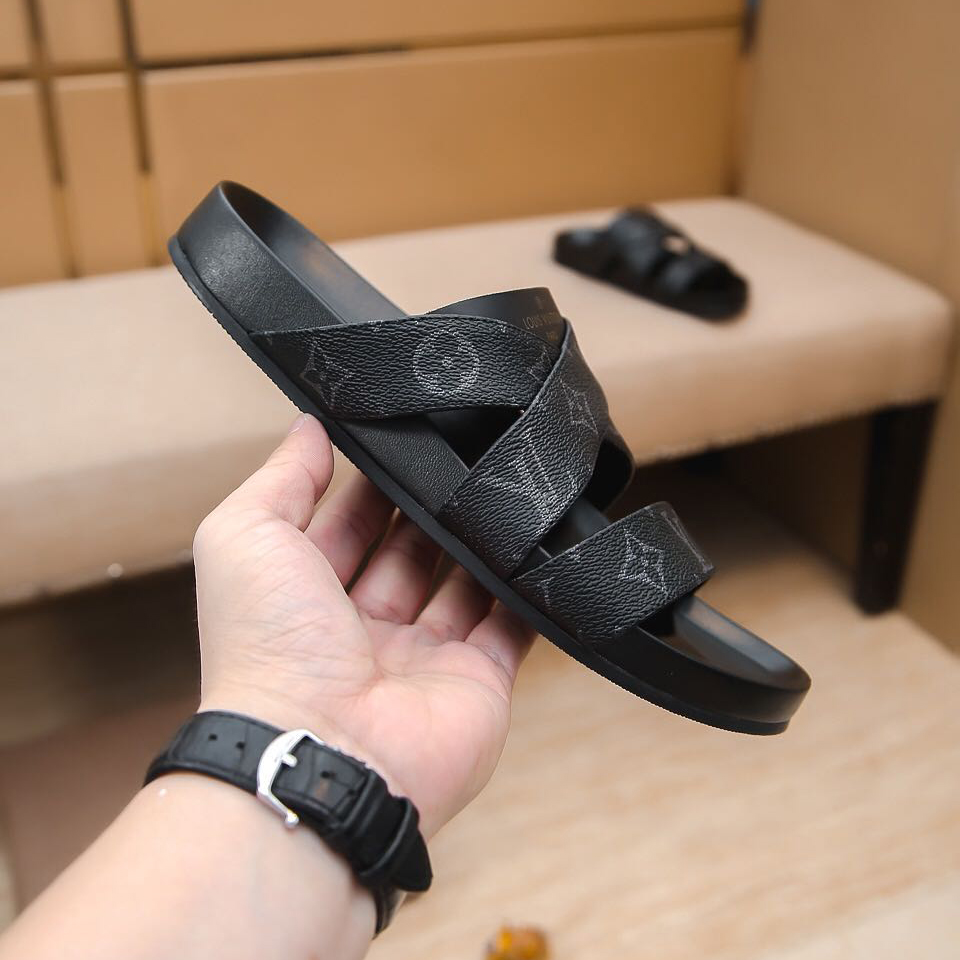 Louis Vuitton Monogram Slippers(Upon UK size) - DesignerGu