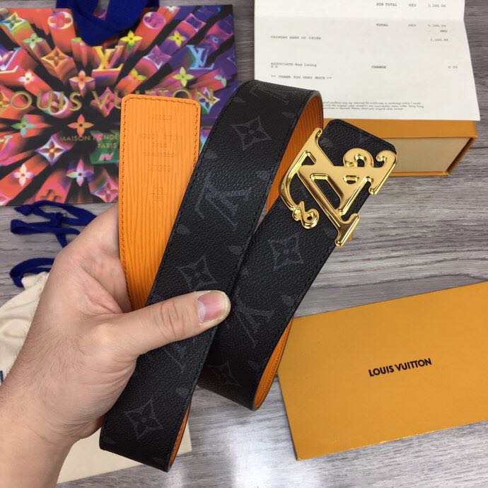 Louis Vuitton Squared 40MM Belt - DesignerGu