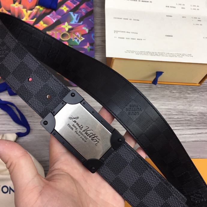 Louis Vuitton Neo Trunk 40mm Belt - DesignerGu