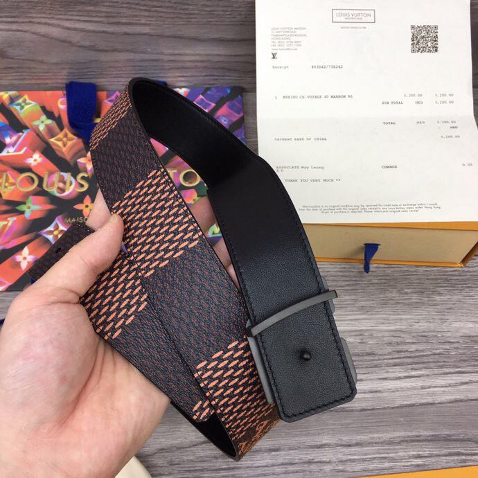 Louis Vuitton Squared 40MM Belt - DesignerGu