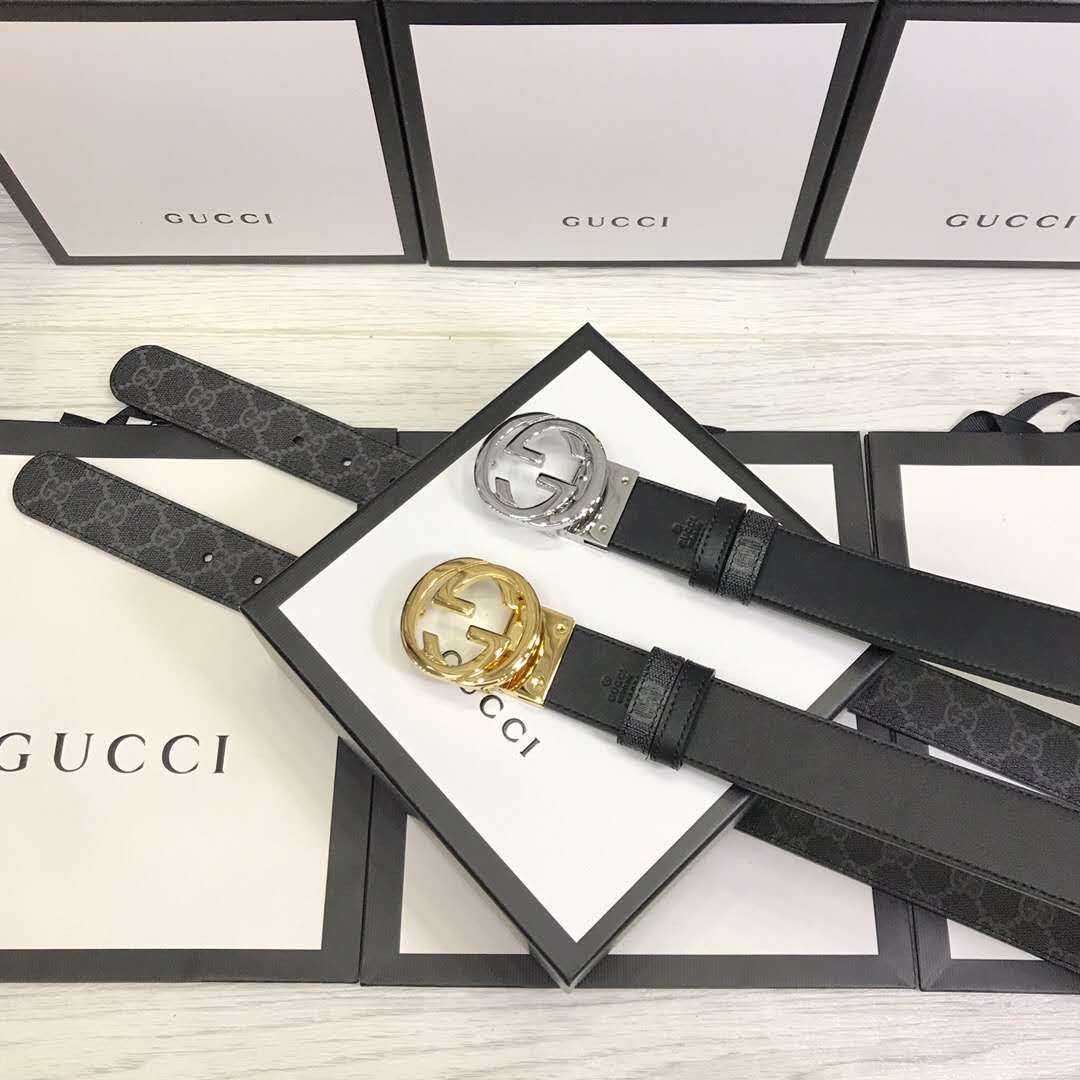 Gucci GG Belt With Double G Buckle - DesignerGu