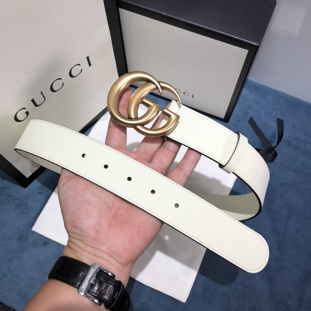 Gucci GG Belt With Double G Buckle - DesignerGu