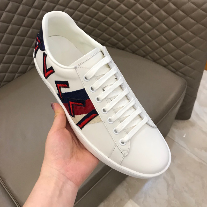 Gucci Letter Ace Embroidered Sneaker - DesignerGu