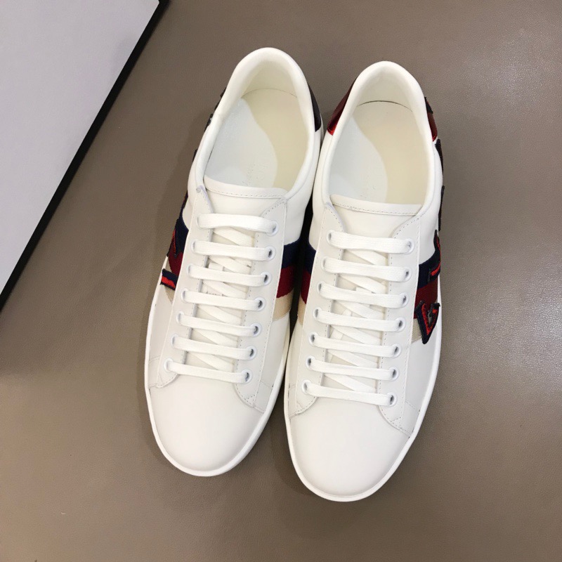 Gucci Letter Ace Embroidered Sneaker - DesignerGu