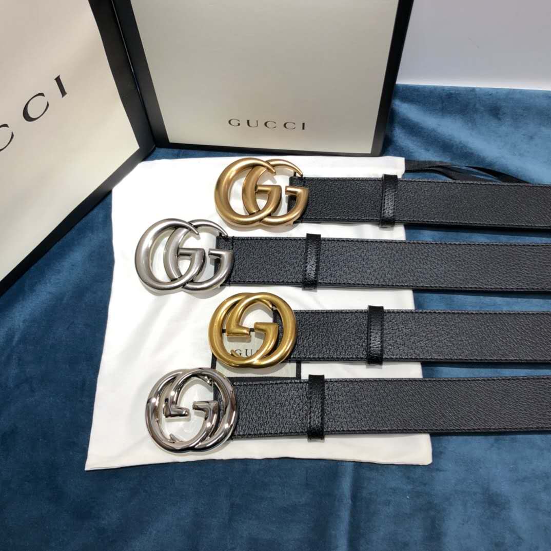 Gucci Black Belt ,1.5 Inch Buckle 3.003W*2.36 H Inches - DesignerGu