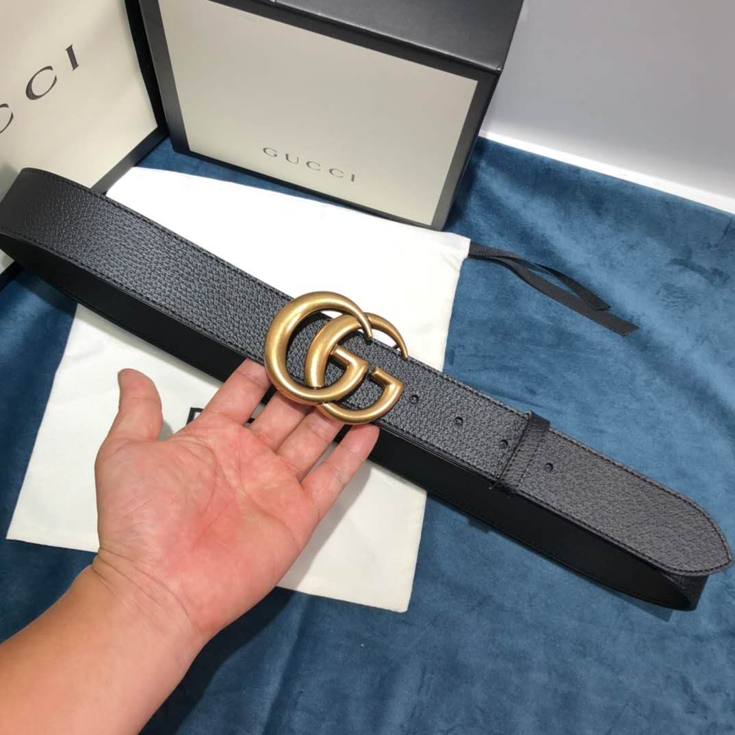 Gucci Black Belt ,1.5 Inch Buckle 3.003W*2.36 H Inches - DesignerGu