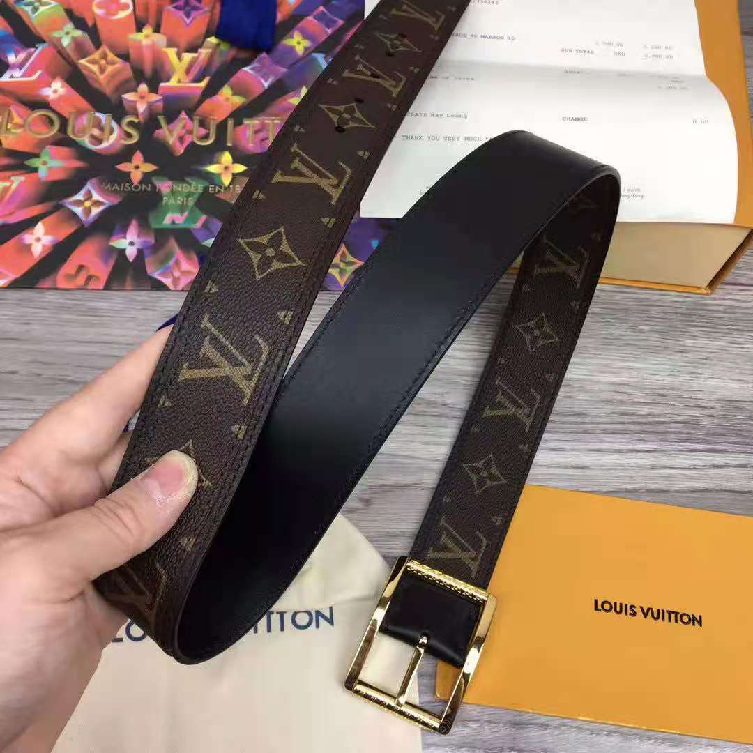 Louis Vuitton Monogram Belt - DesignerGu