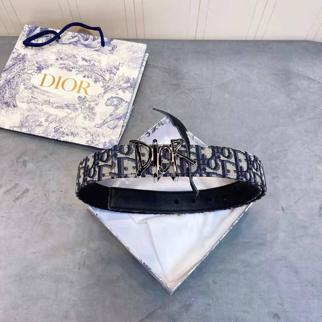 Dior Oblique Jacquard Belt - DesignerGu