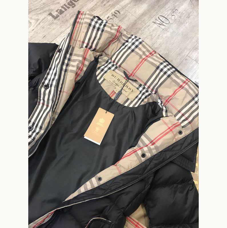 Burberry Belted Long Down Jacket - DesignerGu