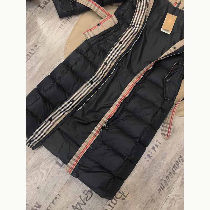 Burberry Belted Long Down Jacket - DesignerGu