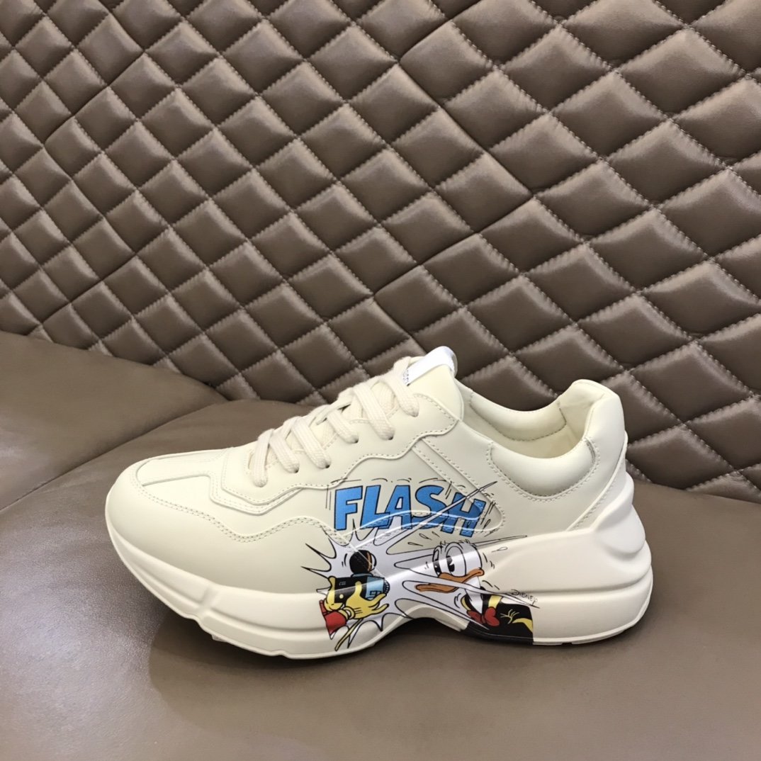 Gucci Disney Donald Duck Print Sneaker - DesignerGu