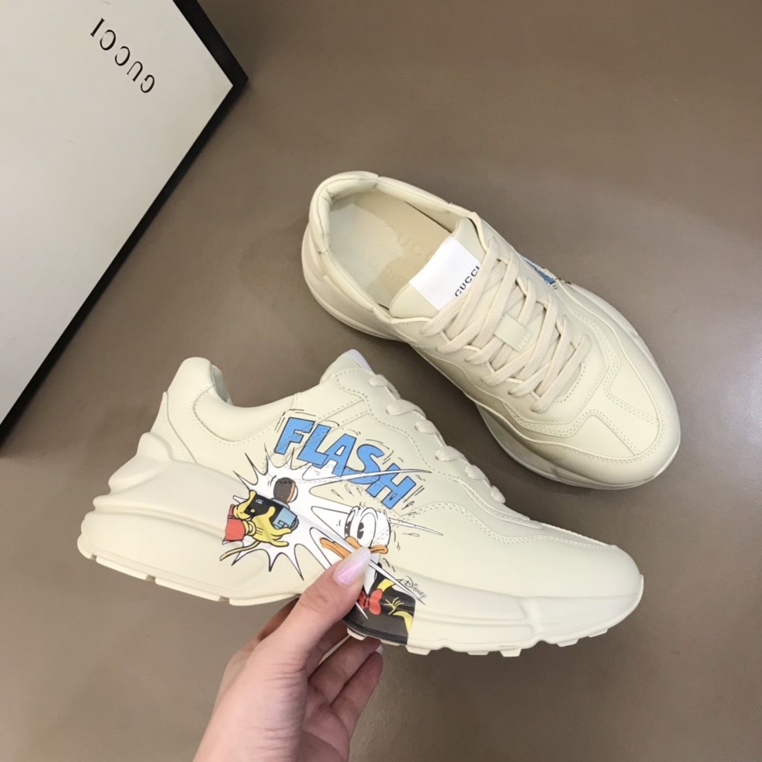 Gucci Disney Donald Duck Print Sneaker - DesignerGu