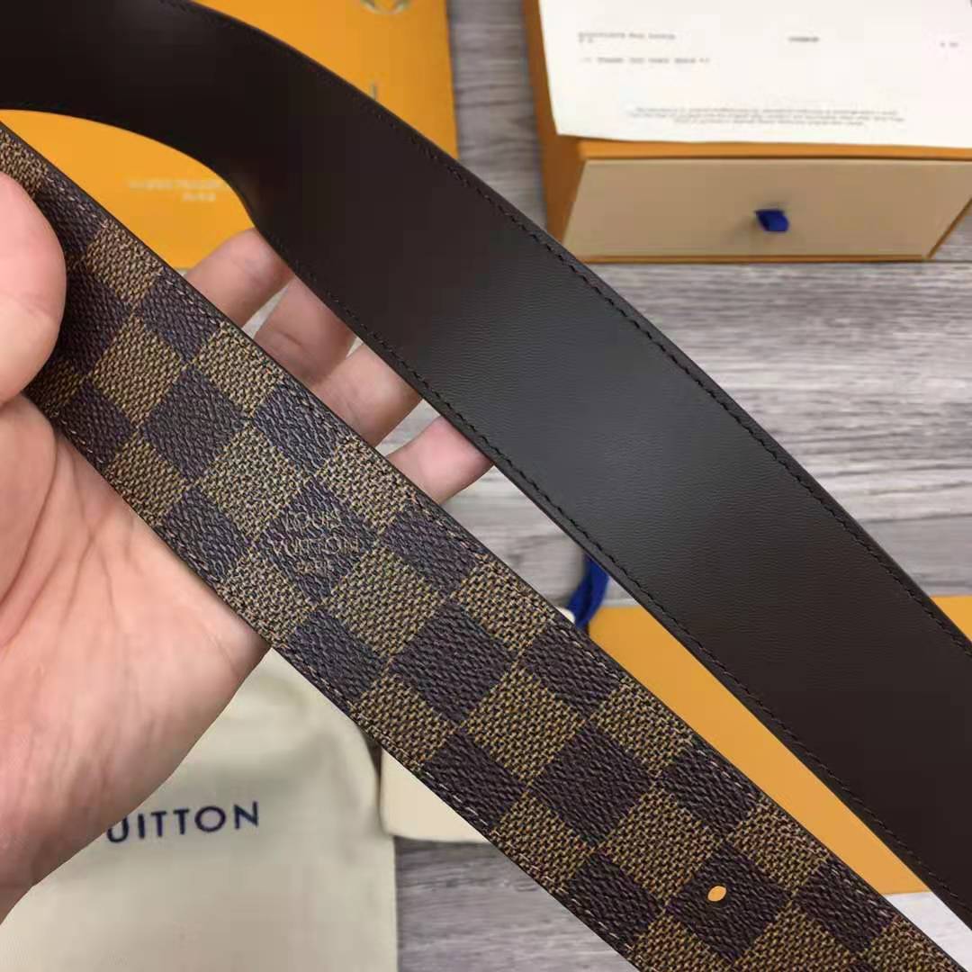 Louis Vuitton Initiales Damier Belt - DesignerGu