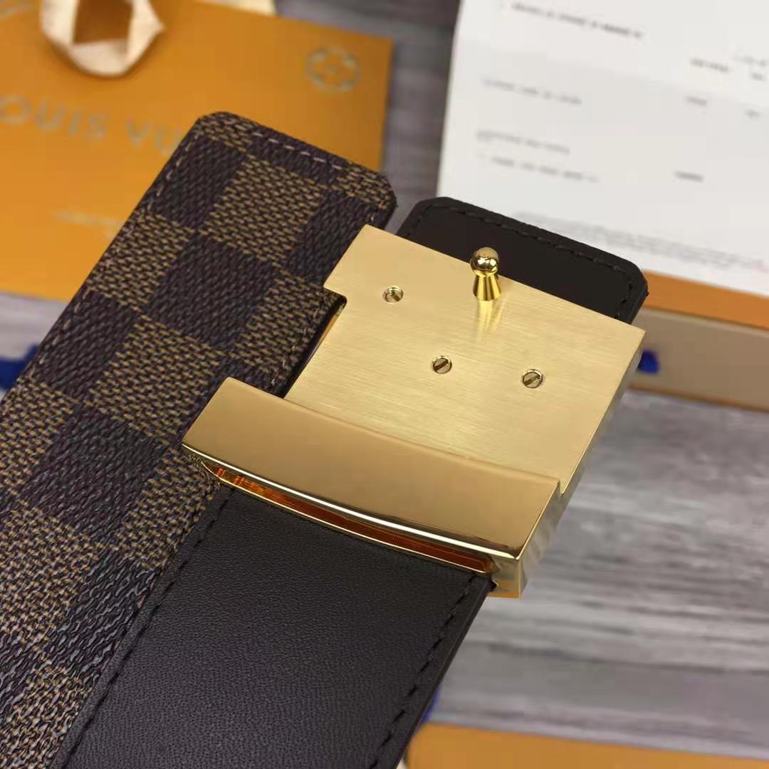 Louis Vuitton Initiales Damier Belt - DesignerGu