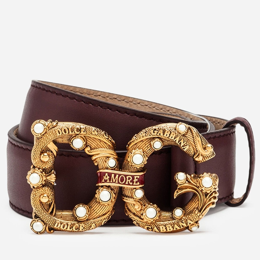 Dolce & Gabbana Belt with DG Buckle - DesignerGu