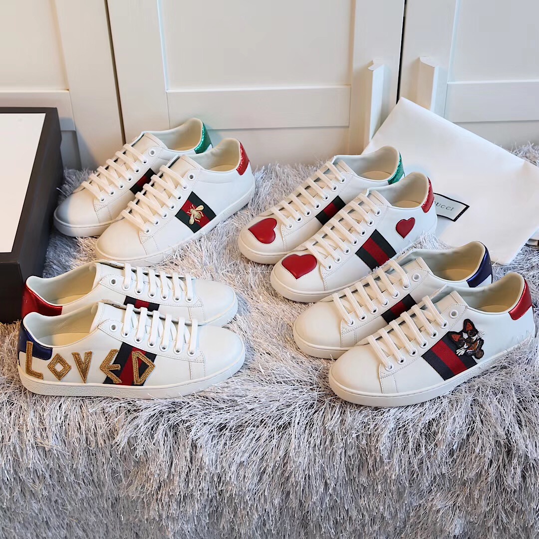 Gucci Ace Embroidered Sneaker - DesignerGu