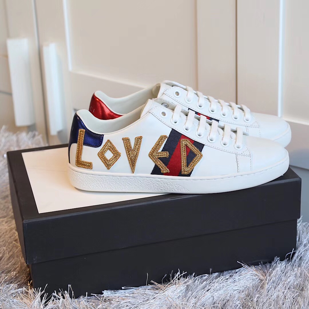 Gucci Ace Embroidered Sneaker - DesignerGu