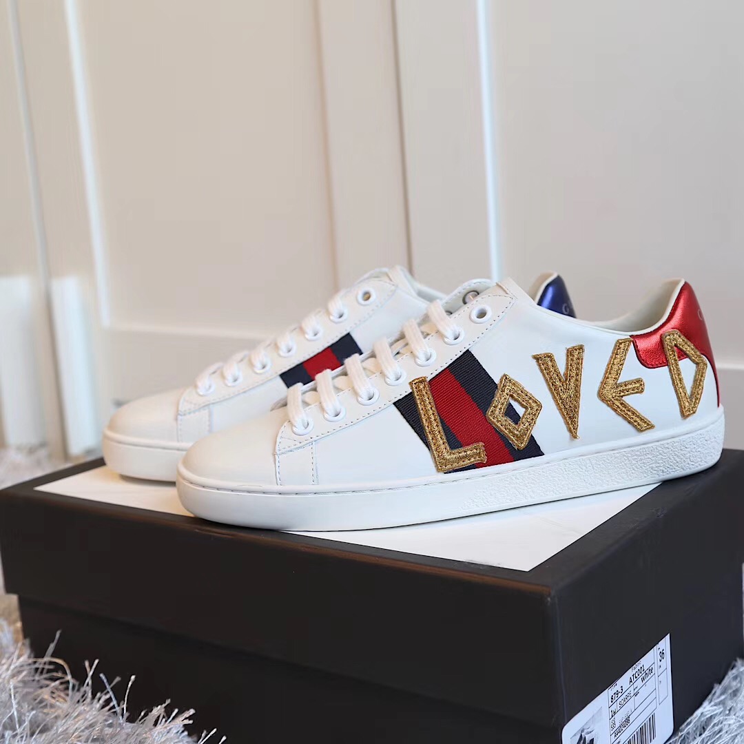 Gucci Ace Embroidered Sneaker - DesignerGu