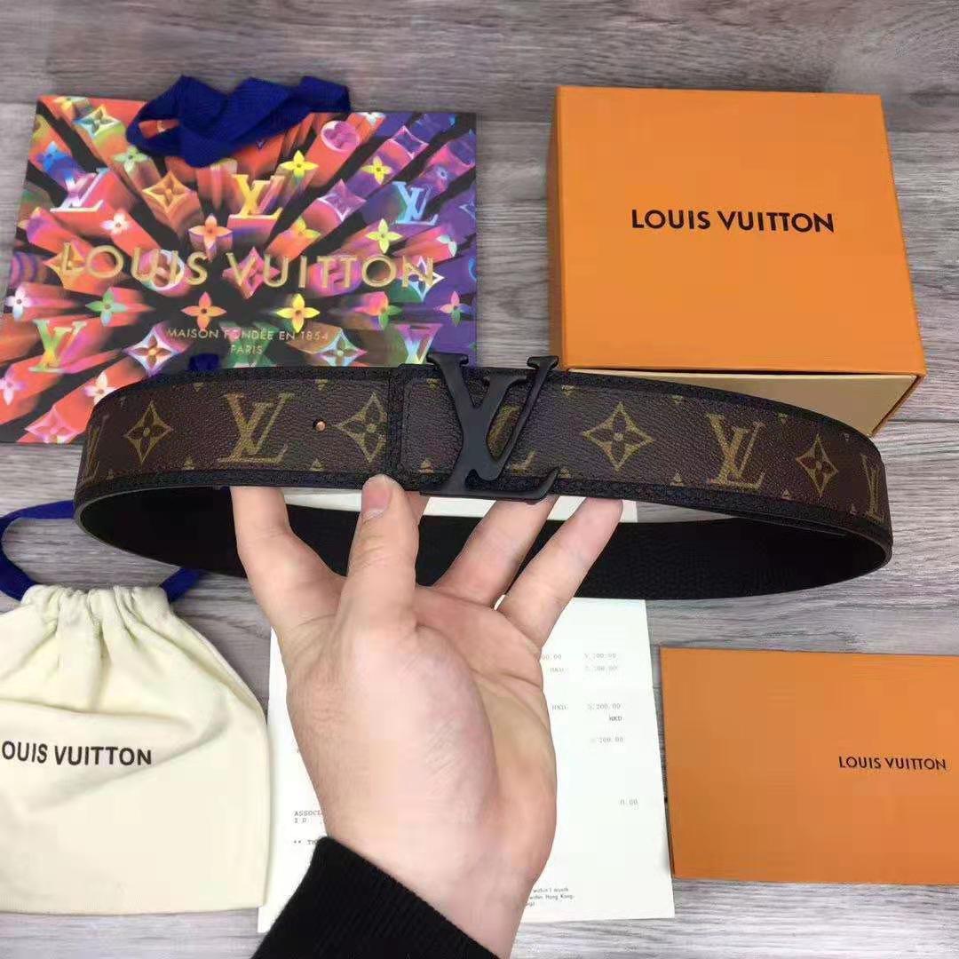 Louis Vuitton Initiales Monogram Belt - DesignerGu