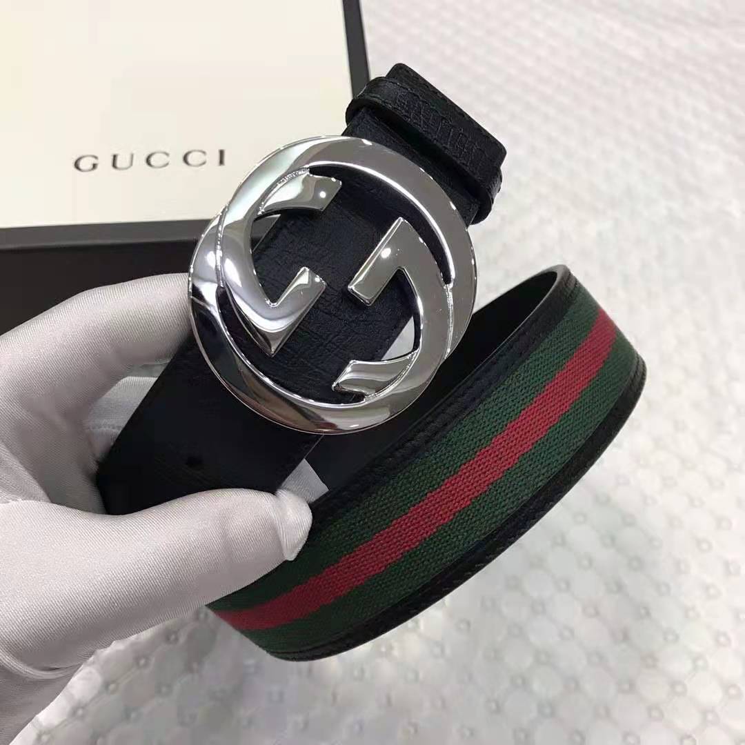 Gucci GG Belt with Double G Buckle - DesignerGu