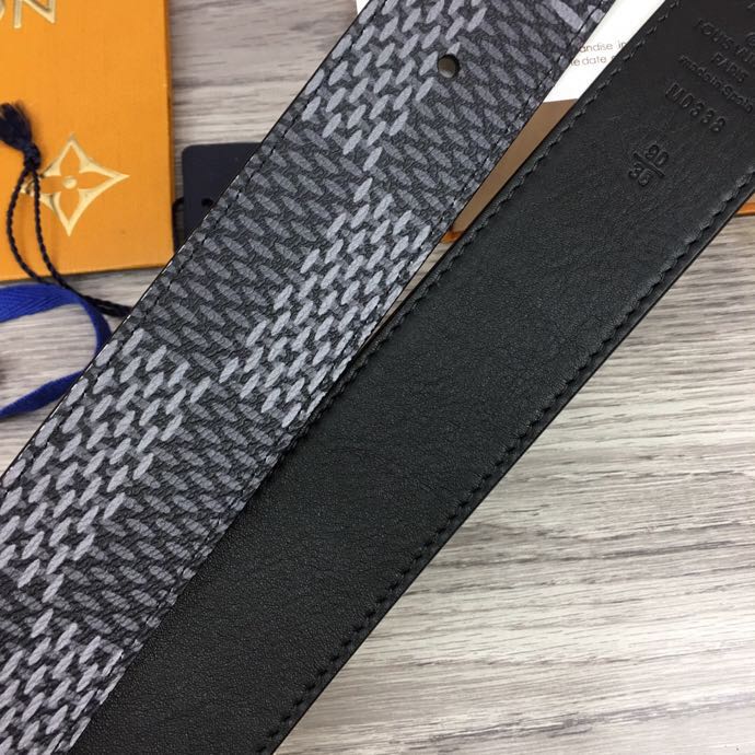 Louis Vuitton Damier Print 40MM Belt - DesignerGu