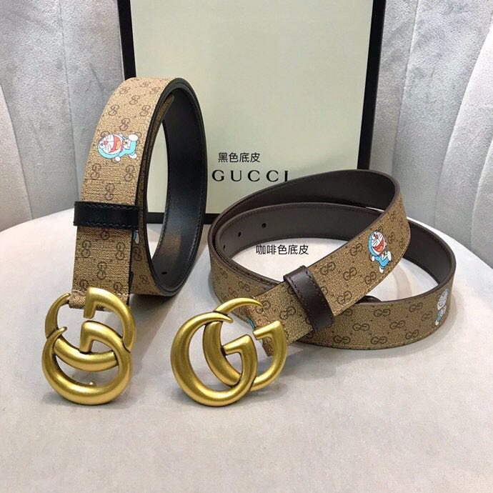 Gucci Doraemon Print Belt - DesignerGu