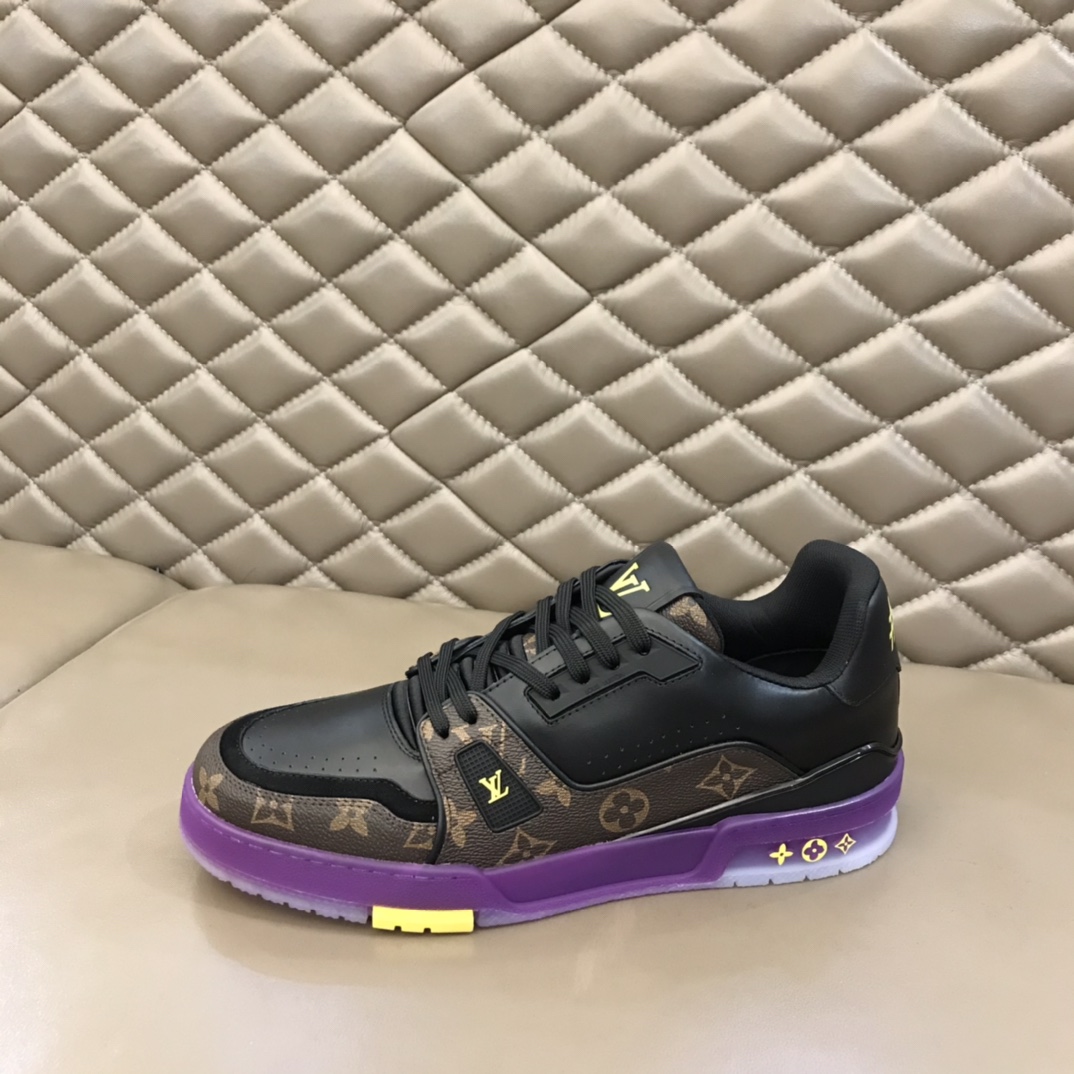 Louis Vuitton Trainer Sneaker(Upon UK size) - DesignerGu