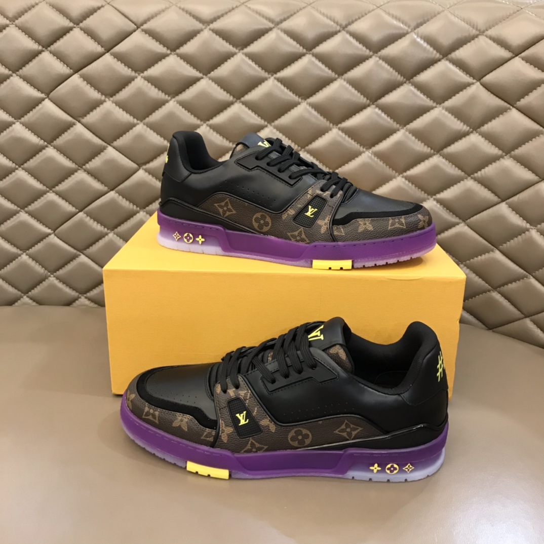 Louis Vuitton Trainer Sneaker(Upon UK size) - DesignerGu