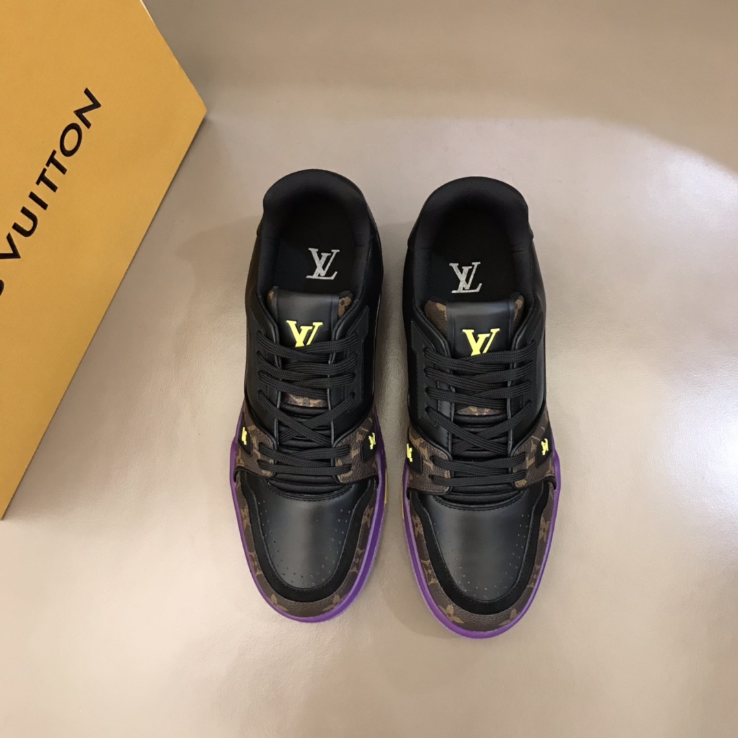 Louis Vuitton Trainer Sneaker(Upon UK size) - DesignerGu