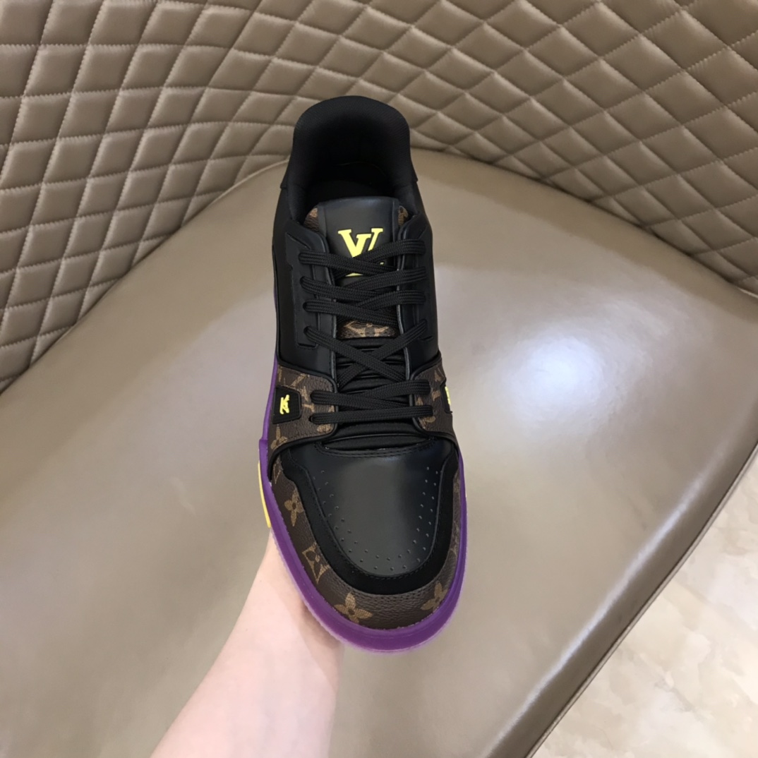 Louis Vuitton Trainer Sneaker(Upon UK size) - DesignerGu