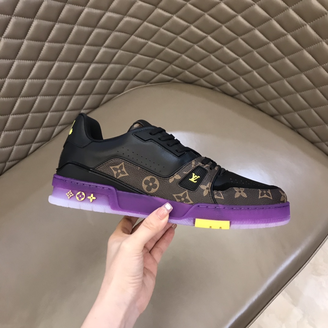 Louis Vuitton Trainer Sneaker(Upon UK size) - DesignerGu