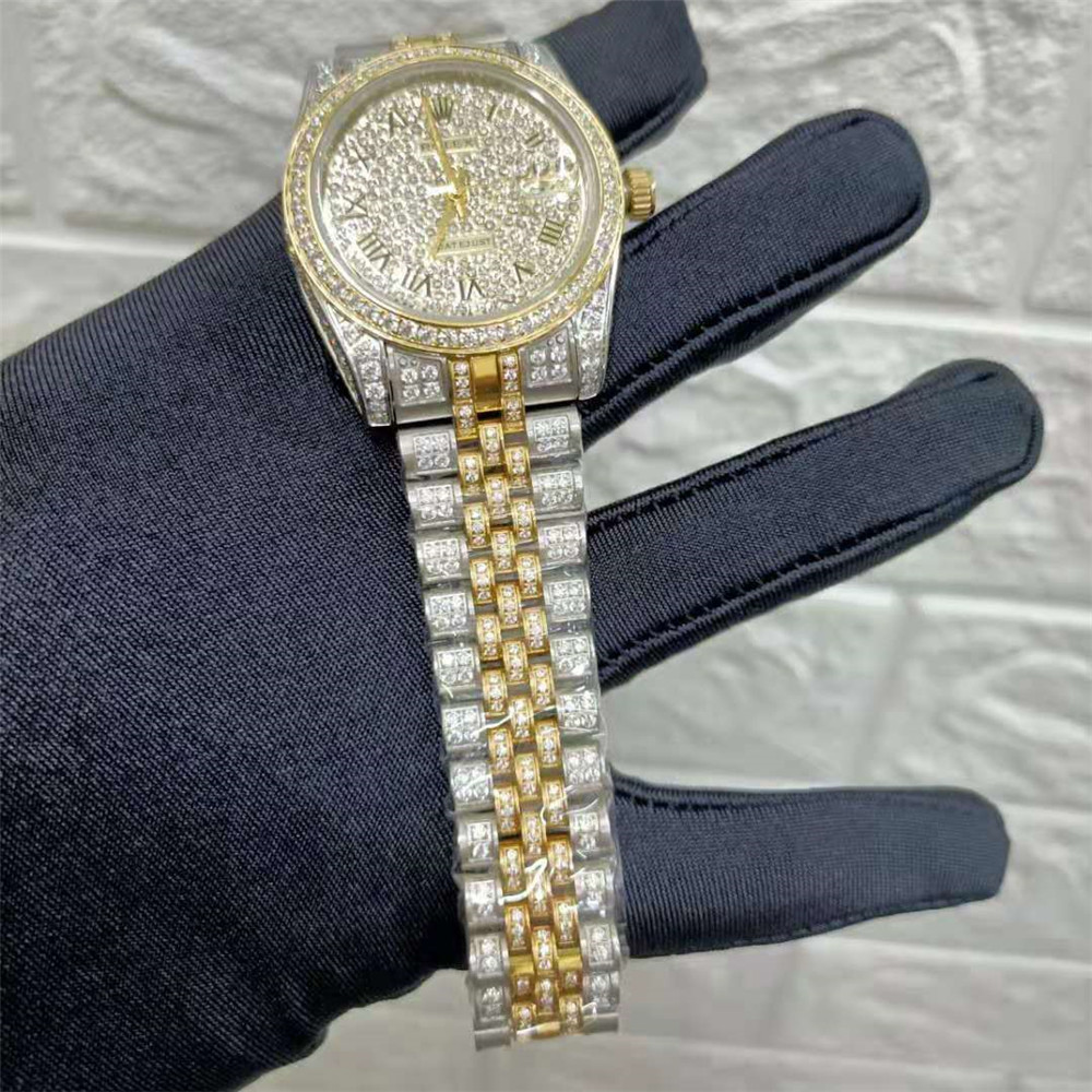 Rolex Luxury Diamond Watch - DesignerGu