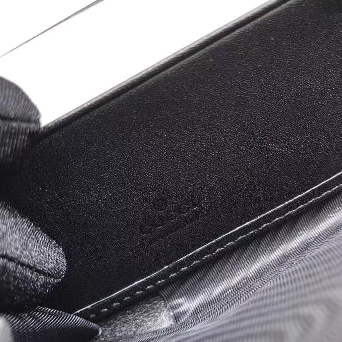 Gucci Black Leather Wallet With Interlocking G - DesignerGu