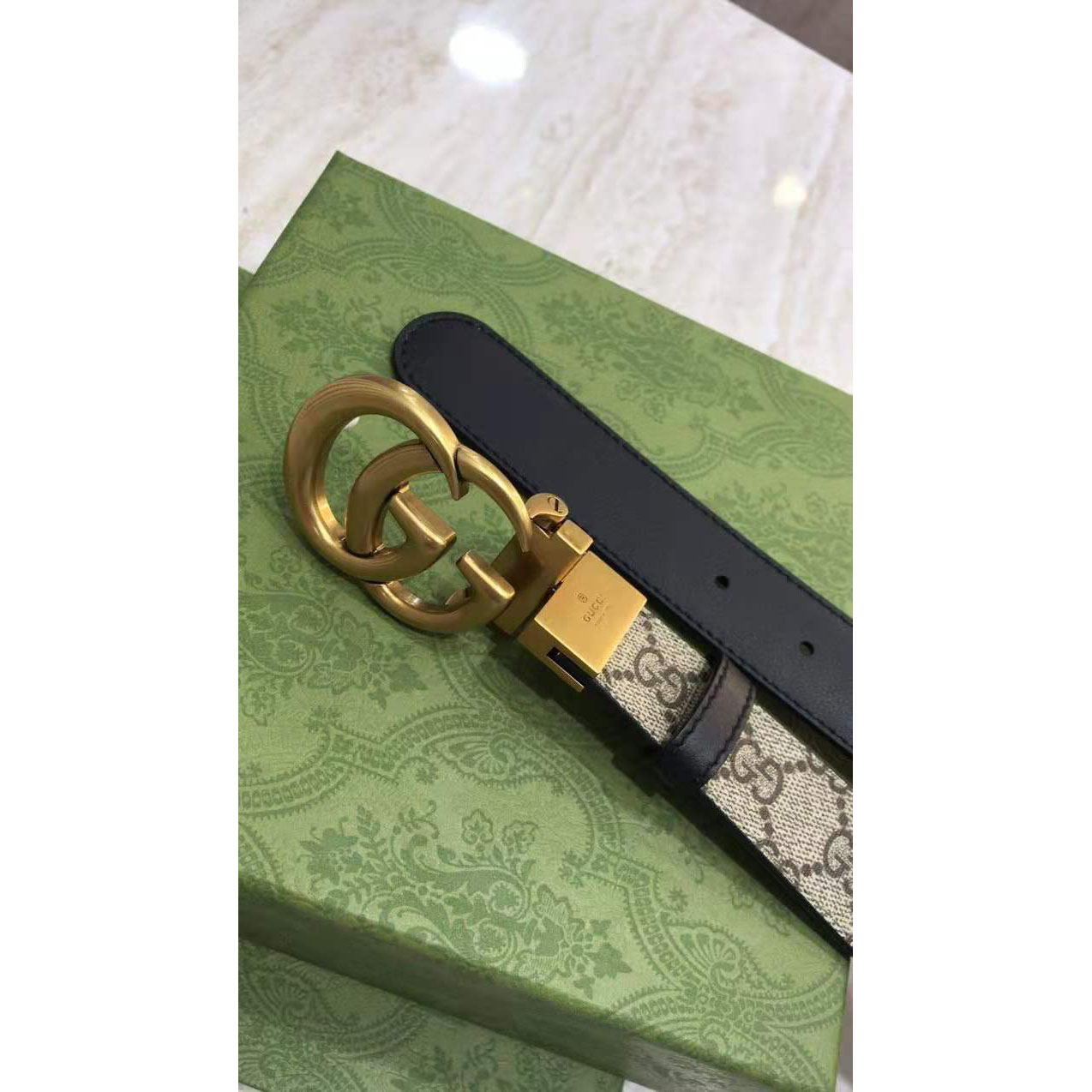 Gucci GG Reversible Belt  - DesignerGu